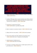 CLASS D WASTEWATER TEST&NewLine;LATEST 2026&sol;2027 ACTUAL EXAM&NewLine;QUESTIONS WITH CORRECT&NewLine;ANSWERS 100&percnt; VERIFIED GRADED&NewLine;A&plus;