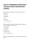 ETA&sol;CET COMPREHENSIVE CERTIFICATION&NewLine;TEST 2026 COMPLETE QUESTIONS AND&NewLine;ANSWERS