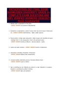 PATHOPHYSIOLOGY FINAL EXAM-&NewLine;RASMUSSEN UNIVERSITY GRADE A&plus;&NewLine;COMPLETE EXAM QUESTIONS AND&NewLine;100&percnt; VERIFIED ANSWERS &lpar;2026&sol;2027&rpar;&NewLine;PASS GUARANTEE