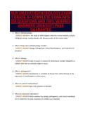 NUR 2063 PATHOPHYSIOLOGY EXAM&NewLine;1 GRADE A&plus; COMPLETE EXAM WITH&NewLine;250 QUESTIONS AND 100&percnt; VERIFIED&NewLine;ANSWERS &lpar;2026&sol;2027&rpar; PASS&NewLine;GUARANTEE