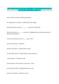 CHFM Exam Prep Questions &ndash; Healthcare Facility Management Study Guide 2026&sol;2027 &lpar;Graded A&plus;&rpar;