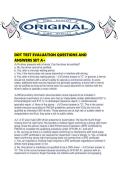 DOT TEST EVALUATION QUESTIONS AND ANSWERS SET A&period;pdf