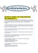 MN DENTAL CORRECT TEST PAPER QUESTIONS AND ANSWERS SET A&period;pdf