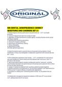 MN DENTAL JURISPRUDENCE CORRECT QUESTIONS AND ANSWERS SET A&period;pdf