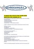 ALABAMA REAL ESTATE STUDY EXAMS GUIDE QUESTIONS AND ANSWERS SET A&period;pdf