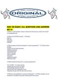 NUR 130 EXAM 2 ALL QUESTIONS AND ANSWERS SET A&period;pdf