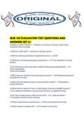 NUR 130 EVALUATION TEST QUESTIONS AND ANSWERS SET A&period;pdf