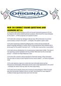 NUR 130 CORRECT EXAMS QUESTIONS AND ANSWERS SET A&period;pdf