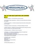 NUR 130 CORE MAIN QUESTIONS AND ANSWERS SET A&period;pdf