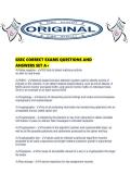 GSEC CORRECT EXAMS QUESTIONS AND ANSWERS SET A&period;pdf