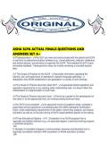 ASHA SLPA ACTUAL FINALS QUESTIONS AND ANSWERS SET A&period;pdf