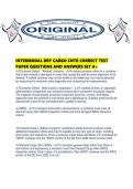 INTERMODAL DRY CARGO CNTR CORRECT TEST PAPER QUESTIONS AND ANSWERS SET A&period;pdf