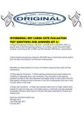 INTERMODAL DRY CARGO CNTR EVALUATION TEST QUESTIONS AND ANSWERS SET A&period;pdf