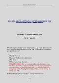 ANCC NURSE EXECUTIVE CERTIFICATION &vert; COMPLETE 2026&sol;2027 LATEST EXAM QUESTIONS AND SOLUTIONS - VERIFIED ANSWERS