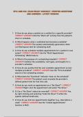 EPIC AMB 400 &vert; EXAM READY 2026&sol;2027 &vert; VERIFIED QUESTIONS AND ANSWERS - LATEST VERSION&NewLine;&NewLine;