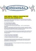 LEWIS MEDICAL SURGICAL EVALUATION TEST QUESTIONS AND ANSWERS SET A&period;pdf