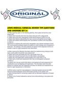 LEWIS MEDICAL SURGICAL REVIEW TIPS QUESTIONS AND ANSWERS SET A&period;pdf