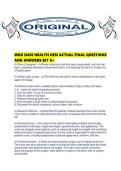 WGU D450 HEALTH HESI ACTUAL FINAL QUESTIONS AND ANSWERS SET A&period;pdf