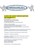 CLASSICS 2902 ANCIENT MEDICINE QUESTIONS AND ANSWERS SET A&period;pdf