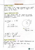 Class notes&colon; A2 Physics &lpar;Cambridge 9702&rpar; - Circular Motion 