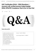 UHC Certification EXAM - 2026 &lpar;Questions &plus; Answers&rpar; with verified Answers &lpar;Latest Update 2026&rpar; UPDATE&excl;&excl; Compliance Tips & How to Pass Fast
