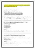 HAZWOPER 40-HOUR FINAL EXAM WITH COMPLETE QUESTIONS AND &NewLine;ANSWERS 2026&sol;2027 INSTANT PDF