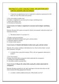 NAB PRACTICE LATEST 2026&sol;2027 EXAM  100 QUESTIONS WITH &NewLine;VERIFIED ANSWERS AND RATIONALES 