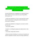 WGU C211 OA Global Econo ics Exa&NewLine;