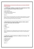 NRNP 6665 Week 11 Final Exam with verified answers and rationales 2026&sol;2027 &NewLine;version &sol;instant pdf
