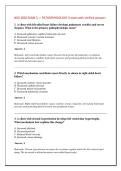 NSG 3850 EXAM 3 &mdash; PATHOPHYSIOLOGY II exam with verified answers 
