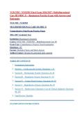 NUR 2502 &sol; NUR2502 Final Exam 2026&sol;2027&colon; Multidimensional Care III &lpar;MDC 3&rpar; &ndash; Rasmussen Practice Exam with Answers and Rationales