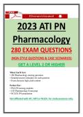 Pass 2026 ATI PN Pharmacology Proctored Exam &ndash; with 2023 NGN Questions & Case Scenarios &vert; Get A Level 2 or Higher