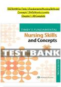 TEST BANK FOR Fundamentals Nursing Skills and Concept by Barbara Timby 12th edition ISBN&colon;978-1975141769 COMPLETE GUIDE WITH RATIONALES 100&percnt; VERIFIED A&plus; GRADE ASSURED&excl;&excl;&excl;&excl;NEW LATEST UPDATE&excl;&excl;&excl;&excl;&excl;&excl;&NewLine;