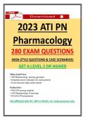 Pass 2026 ATI PN Pharmacology Proctored Exam &ndash; with 2023 NGN Questions & Case Scenarios &vert; Get A Level 2 or Higher