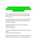 WGU C211 Global Economics OA Exam Questions & Answers Study Guide 2027&sol;2028