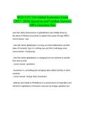 WGU C211 OA G&lstrok;oba&lstrok; Economics Exam &NewLine;&lpar;2027&NewLine; &sol; 2028&rpar; Questions and Verified Answers&comma; &NewLine;100&percnt; Guarantee Pas
