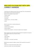 WGU D075 OA Exam Prep 2027 &vert; Practice Questions & Answer Guide
