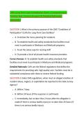 CMS Long-Term Care Compliance Exam &vert; Comprehensive &NewLine;Practice Test&comma; Correct Answers & Detailed Rationales  &NewLine;2026&sol;2027 