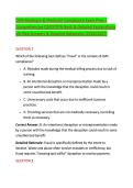 CMS Medicare & Medicaid Compliance Exam Prep &vert; &NewLine;Comprehensive QUESTION Bank & Detailed Explanations &NewLine;Verified Answers & Detailed Rationales &lpar;2026&sol;2027&rpar; 