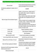 Army Retention Program&colon; AR 601-280 Test with Answers Rated A 2026