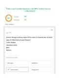 Patho exam 5 modules Questions with 100&percnt; Verified Answers UPDATED&excl;&excl;&excl;&excl;&excl;&period;