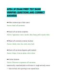 APEA 3P EXAM PREP TEST BANK&NewLine;VERIFIED QUESTIONS AND CORRECT&NewLine;ANSWERS