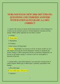 NURS 5433 EXAM &lpar;NEW 2026&sol; 2027 UPDATE&rpar; &NewLine;QUESTIONS AND VERIFIED ANSWERS &NewLine;WITH RATIONALES&vert; GRADE A&plus;&vert; 100&percnt; &NewLine;CORRECT 