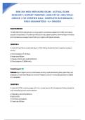 BSN 266 HESI MED-SURG EXAM - ACTUAL EXAM 2026&sol;2027 &vert; EXPERT VERIFIED &vert; NGN-STYLE &vert; MULTIPLE-CHOICE &vert; 100 VERIFIED Q&A &vert; COMPLETE RATIONALES &vert; PASS GUARANTEED - A&plus; GRADED