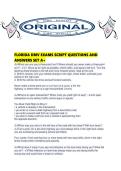 FLORIDA DMV EXAMS SCRIPT QUESTIONS AND ANSWERS SET A&period;pdf