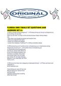 FLORIDA DMV FINALS SET QUESTIONS AND ANSWERS SET A&period;pdf