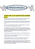 FLORIDA DMV ALL SET QUESTIONS AND ANSWERS SET A&period;pdf