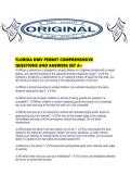 FLORIDA DMV PERMIT COMPREHENSIVE QUESTIONS AND ANSWERS SET A&period;pdf