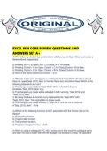 EXCEL IKM CORE REVIEW QUESTIONS AND ANSWERS SET A&period;pdf