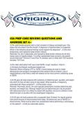 CEA PREP CORE REVIEWS QUESTIONS AND ANSWERS SET A&period;pdf